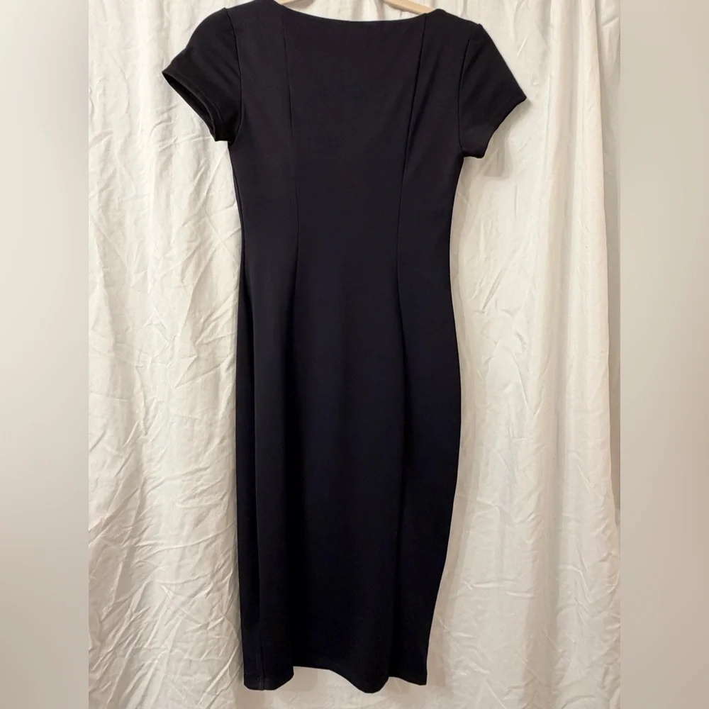 Popilush Black Shapewear Dress Short Sleeve Size Small NWT - Picture 3 of 3